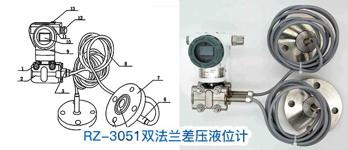 雙法蘭差壓液位計(jì)