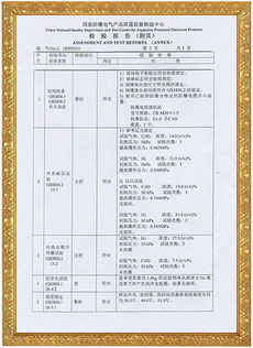 防爆合格證檢驗(yàn)證書